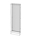 REAR PANEL - QDX 630/1600 H - 600X1600MM