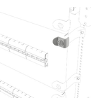 SPARE PART HINGE - QDX - FOR FRONT PANEL - 10 PIECES