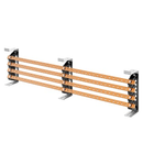 PAIR OF BUSBAR-HOLDER - FOR FLAT BUSBARS 20x5-30x5 - 250-400A - FOR STRUCTURES D=200 - INTERNAL COMPARTEMENT - FOR QDX 630L