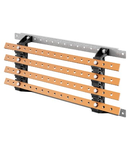 PAIR OF BUSBAR-HOLDER - FOR FLAT BUSBARS 25x4-30x5 - 250-400A - FOR STRUCTURES D=300 - STRUCTURES L=600 - FOR QDX 630L