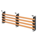 PAIR OF BUSBAR-HOLDER - FOR FLAT BUSBARS 30x10 - 630A - FOR STRUCTURES D=300 - EXTERNAL COMPARTEMENT - FOR QDX 630L