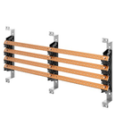 PAIR OF BUSBAR-HOLDER - FOR FLAT BUSBARS 30x10 - 630A - FOR STRUCTURES D=400 - STRUCTURES L=600 - FOR QDX 630H