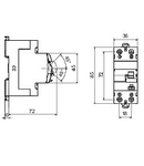 Intrerupator diferential - IDP - 2P 25A TYPE AC INSTANTANEOUS Idn=0,01A - 2 module