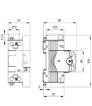 RESTART RM PRO - 2 POLI - COUPLED WITH MDC - 16 A 4500A TYPE A CURVE C Idn=0,03 A 230 V - 3 module EN 50022