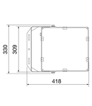 Lampa proiector  tip ELIA FL - STAND ALONE - S2 - OPTIC ASYMMETRIC - CRI 80 3000 K - IP66 - CLASS I - BLACK