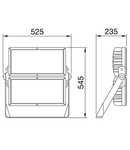 Proiector LED  tip SMART [PRO] 2.0 - 2+2 module - SYMMETRICAL S1 - 3000K (CRI 70) - IP66 - PROTECTION CLASS I