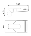 Lampa stradala ROAD [5] - MINI - 1 (1X3 LED) - DALI - HUGE OPTIC - 4000 K - 1A - IP66 - CLASS II