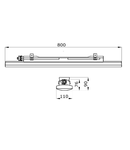 Corp de iluminat cu led liniar etans SMART[3] - Dispersor transparent - Conector conexiune rapida - DALI - 800MM - 5700 K (CRI 80) - 220/240V 50/60HZ - IP66/IP69 - CLASS II