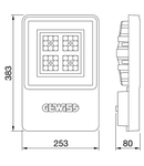 Corp de iluminat cu led SMART [4] - UL -1 modul - STAND ALONE - ON / OFF - ARRAY OPTIC - 4000 K - IP66 - CLASS I