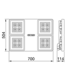 Corp de iluminat cu led SMART [4] - HE - 4 module - STAND ALONE - ON / OFF - ARRAY OPTIC - 3000 K - IP66 - CLASS I