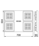 Corp de iluminat cu led SMART [4] - UL -4 module - STAND ALONE - ON / OFF - ARRAY OPTIC - 4000 K - IP66 - CLASS I