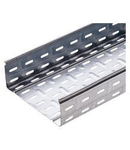 CABLE TRAY WITH TRANSVERSE RIBBING IN GALVANISED STEEL - BRN110 - WIDHT 305MM - FINISHING Z275
