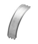 COVER FOR CONVEX DESCENDING CURVE - BRN110 - WIDTH 215MM - RADIUS 200° - FINISHING Z275