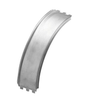 COVER FOR CONVEX DESCENDING CURVE - BRN110 - WIDTH 395MM - RADIUS 200° - FINISHING Z275