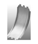 COVER FOR CONCAVE RISING CURVE 90° - BRN110 - WIDTH 215MM - RADIUS 200° - FINISHING HDG