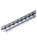 CABLE TRAY WITH TRANSVERSE RIBBING IN GALVANISED STEEL BRN35 - WIDTH 65MM - FINISHING: Z 275