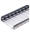 CABLE TRAY WITH TRANSVERSE RIBBING IN GALVANISED STEEL BRN50 - WIDTH 215MM - FINISHING: Z 275