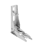 CSUM UNIVERSAL SURFACE-MOUNTING SUPPORT WITH INTEGRATED WALL PLUG - LENGHT 300 MM - MAX LOAD 80 KG - FINISHING: Z 275