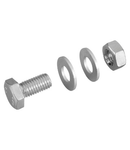 BOLT FOR CSU SUPPORT + NUT + 2 WASHER - HM 10X20 - FINISHING: GEOMET