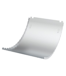 COVER FOR CONVEX DESCENDIONG CURVE 90° - BRN - WIDTH 395MM - RADIUS 150° - FINISHING Z275