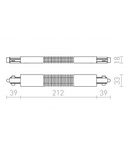 Sistem iluminat pe sina flex connector alb 230V