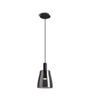 BELLINI M LED Corp de iluminat suspendat negru smoke-colored sticla 230V LED 5W 30° 3000K