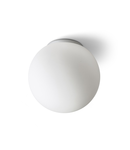 BOLLY 26 Plafoniera  opal-colored sticla/crom 230V E27 15W IP44