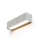 CAMARGUE Corp de iluminat aplica gri argintiu satinated sticla 230V LED 6W IP65 3000K