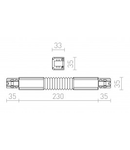 EUTRAC flex connector alb 230V