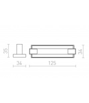 EUTRAC conector drept cu alimentare-in alb 230V