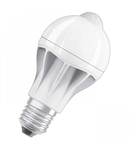 OSRAM Classic A motion senzor mate 230V E27 LED EQ60 200° 2700K