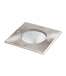 RIZZ SQ 125 stainless steel 230V LED 7W 41° IP67 3000K