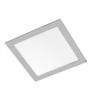 SLENDER SQ 22 corp de iluminat incastrat negru crom 230V LED 18W 3000K