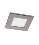 SLENDER SQ 8 corp de iluminat incastrat negru crom 230V LED 3W 3000K