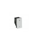 Intrerupator doi poli switch Arteor 20 AX 250 V~ - 1 module - soft alu