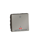 Intrerupator doi poli switch Arteor-cu ind. + WATER HEATER mark.- 20 AX-2 module- magnesium