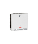 Intrerupator doi poli switch Arteor-cu ind. + WATER HEATER mark.- 20 AX-2 module-alb