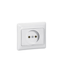 2P priza Kaptika - flush mounting - 16 A 250 V~ - alb