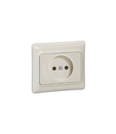 2P+E Priza standard Francez Kaptika - flush mounting - 16 A 250 V~ - ivory