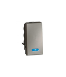 2-way push-button Arteor - cu locator - 1 module - magnesium