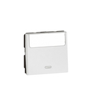 Intrerupator cap scara Arteor -cu indicator + label holder - 10 AX 250 V~ - 2 module -alb