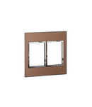 Placa standard American si Sud African Arteor versiune patrata 2x3 module - brushed pink champagne