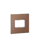 Placa standard American si Sud African Arteor versiune patrata 3 module pentru 4'' x 4'' box - brushed pink champagne