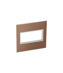 Placa standard American si Sud African Arteor versiune patrata 4 module pentru 4'' x 4'' box - brushed pink champagne