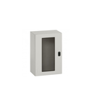 Atlantic metal cabinet - versiune verticala cu usa din sticla and external dimensions 1000x600x300 mm
