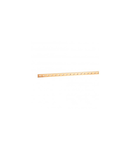 Bara de cupru rigida - section 18 x 4 mm - 200 to 245 A - L. 990 mm