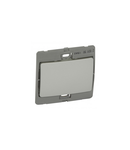 capac fals Mallia - 1 module - silver