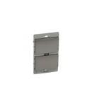 capac fals Mallia - 2 module - dark silver