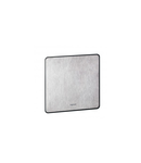 capac fals Synergy - 1 module - Sleek Design brushed stainless steel