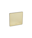 capac fals Synergy - 1 module - Sleek Design glossy gold